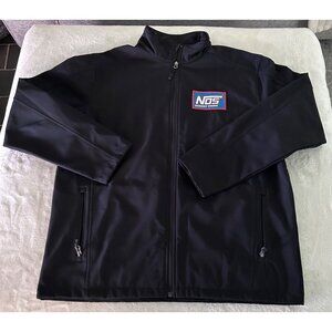 NOS Energy Drink Black Softshell Jacket XL By Port Authority
